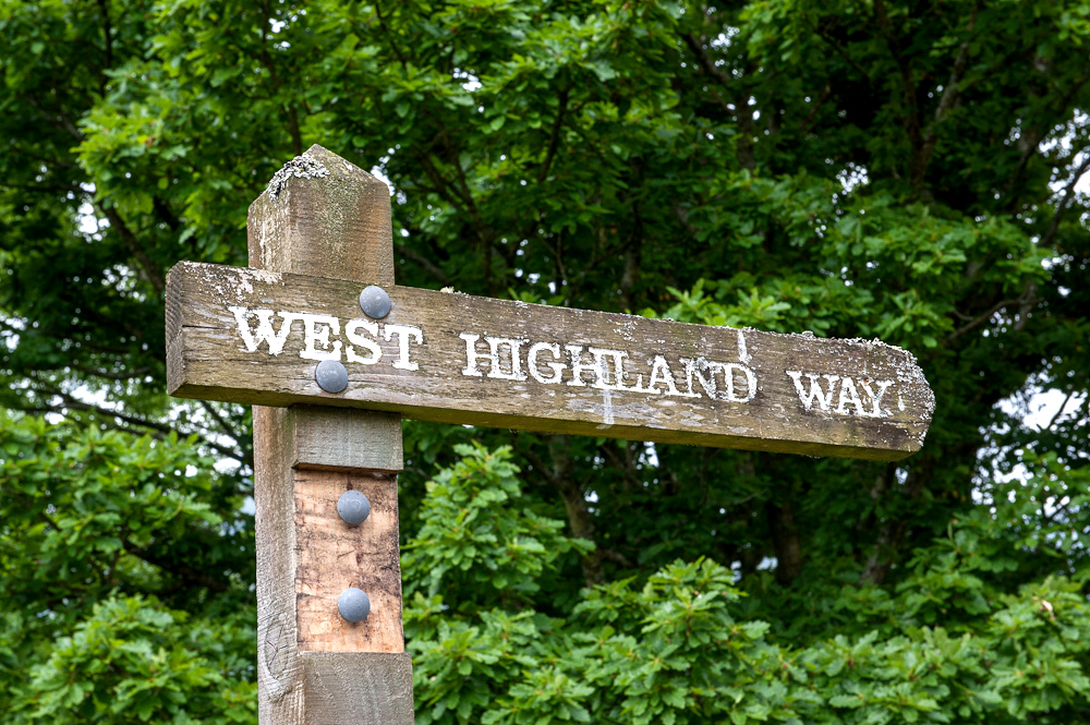 West Highland Way sign