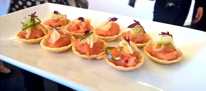 ESFW Canapes at Travel Massive Edinburgh